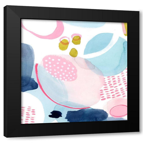Frolic Form II Black Modern Wood Framed Art Print by Popp, Grace