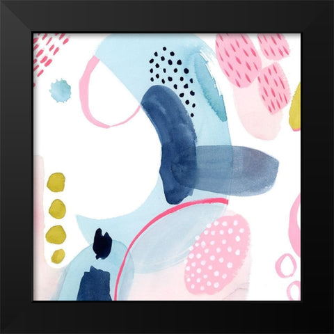 Frolic Form III Black Modern Wood Framed Art Print by Popp, Grace