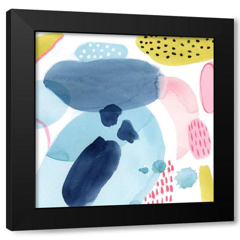 Frolic Form IV Black Modern Wood Framed Art Print with Double Matting by Popp, Grace