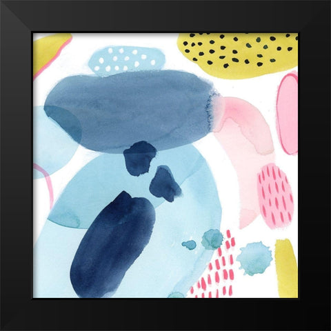 Frolic Form IV Black Modern Wood Framed Art Print by Popp, Grace