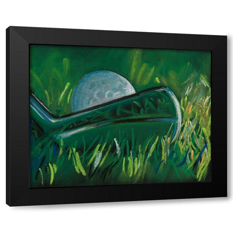 Tee Time I Black Modern Wood Framed Art Print by Parker, Jennifer Paxton