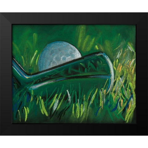 Tee Time I Black Modern Wood Framed Art Print by Parker, Jennifer Paxton