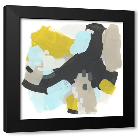 Introspect III Black Modern Wood Framed Art Print with Double Matting by Vess, June Erica