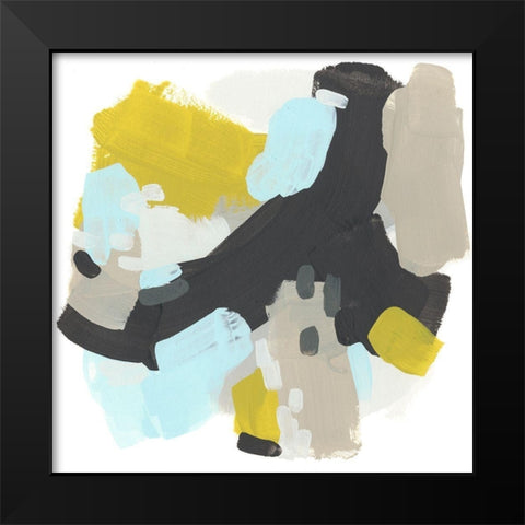 Introspect III Black Modern Wood Framed Art Print by Vess, June Erica