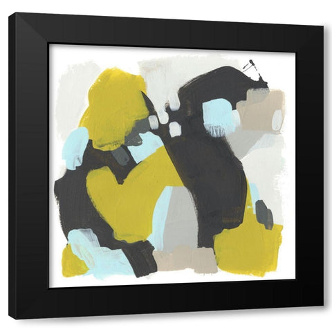 Introspect IV Black Modern Wood Framed Art Print with Double Matting by Vess, June Erica