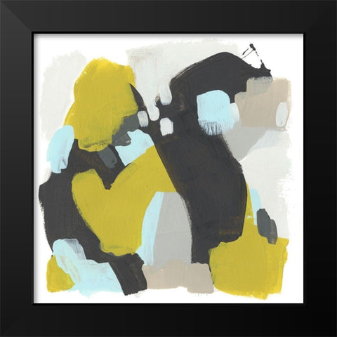 Introspect IV Black Modern Wood Framed Art Print by Vess, June Erica