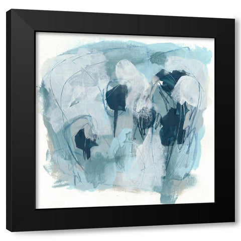 Blue Storm IV Black Modern Wood Framed Art Print with Double Matting by Vess, June Erica