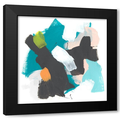 Side Line IV Black Modern Wood Framed Art Print with Double Matting by Vess, June Erica