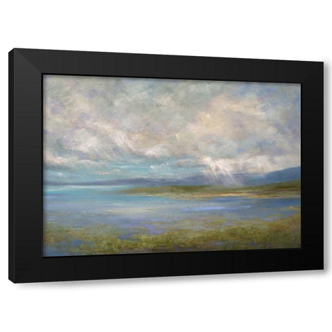 South Bay Lights  Black Modern Wood Framed Art Print by Finch, Sheila