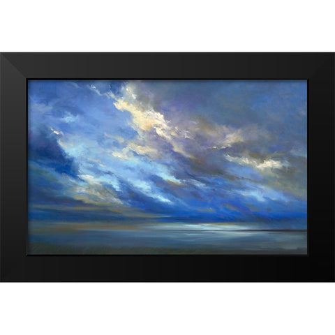 Coastal Sky #2 Black Modern Wood Framed Art Print by Finch, Sheila