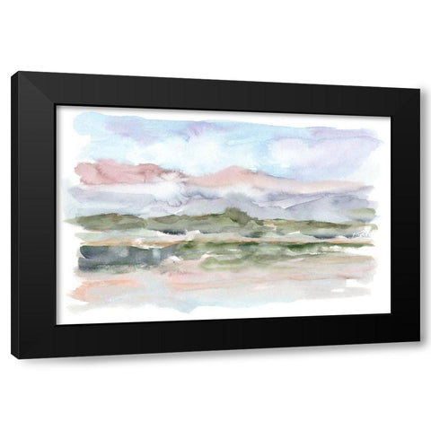 Mountain Watercolor V Black Modern Wood Framed Art Print by Harper, Ethan