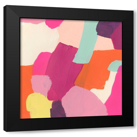 Pink Slip III Black Modern Wood Framed Art Print with Double Matting by Vess, June Erica