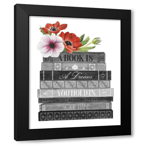 Book Dream I Black Modern Wood Framed Art Print with Double Matting by Popp, Grace