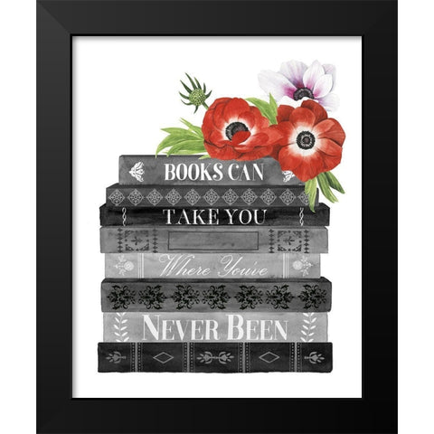 Book Dream II Black Modern Wood Framed Art Print by Popp, Grace