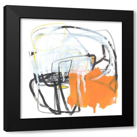 Acquisition II Black Modern Wood Framed Art Print with Double Matting by Vess, June Erica