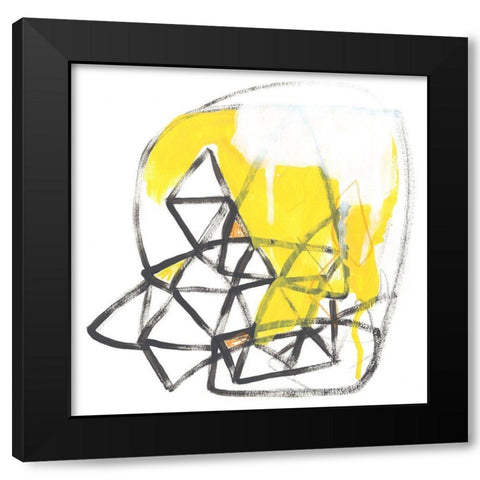 Acquisition IV Black Modern Wood Framed Art Print by Vess, June Erica