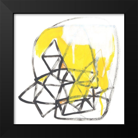 Acquisition IV Black Modern Wood Framed Art Print by Vess, June Erica