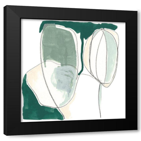 Idlewild I Black Modern Wood Framed Art Print by Vess, June Erica