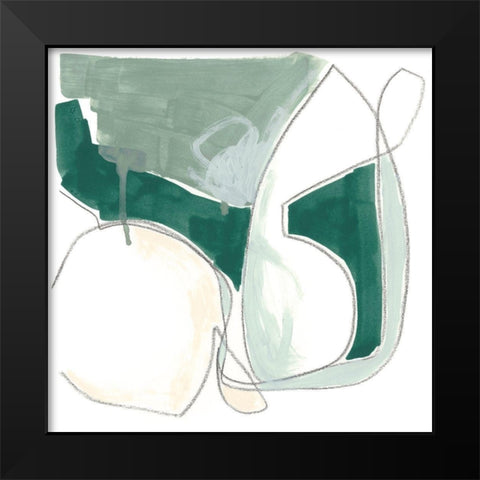 Idlewild II Black Modern Wood Framed Art Print by Vess, June Erica