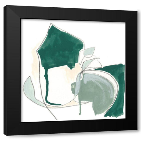 Idlewild III Black Modern Wood Framed Art Print with Double Matting by Vess, June Erica