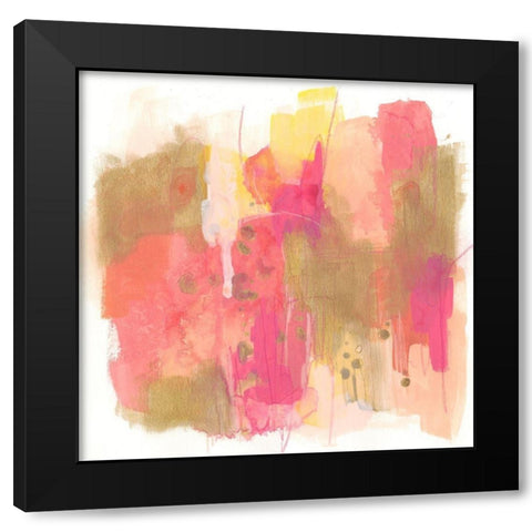 Coral Borealis I Black Modern Wood Framed Art Print by Vess, June Erica