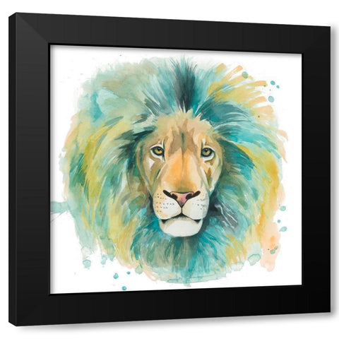 Chromatic Cats II Black Modern Wood Framed Art Print by Popp, Grace