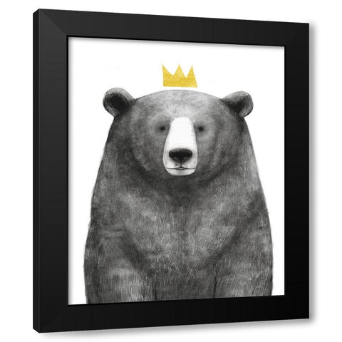 Royal Forester I Black Modern Wood Framed Art Print by Borges, Victoria