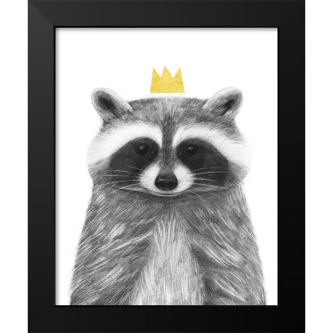 Royal Forester IV Black Modern Wood Framed Art Print by Borges, Victoria