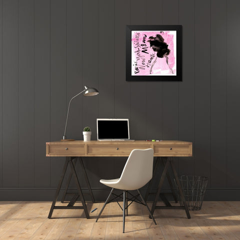 Runway  II Black Modern Wood Framed Art Print by Parker, Jennifer Paxton
