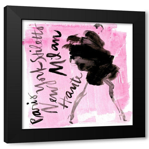 Runway  II Black Modern Wood Framed Art Print by Parker, Jennifer Paxton