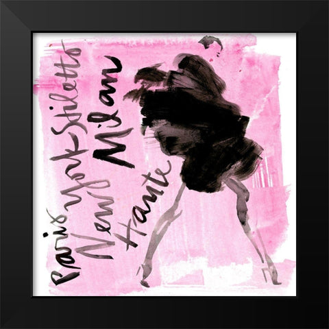 Runway  II Black Modern Wood Framed Art Print by Parker, Jennifer Paxton