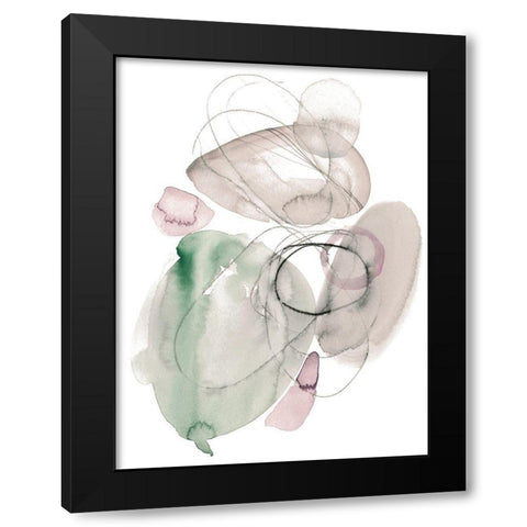 Sea Glass Stack II Black Modern Wood Framed Art Print by Parker, Jennifer Paxton
