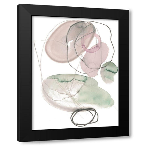 Sea Glass Stack III Black Modern Wood Framed Art Print by Parker, Jennifer Paxton