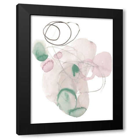 Sea Glass Stack IV Black Modern Wood Framed Art Print by Parker, Jennifer Paxton