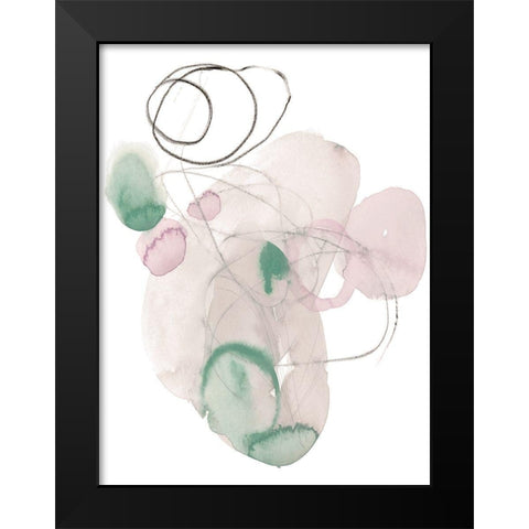 Sea Glass Stack IV Black Modern Wood Framed Art Print by Parker, Jennifer Paxton