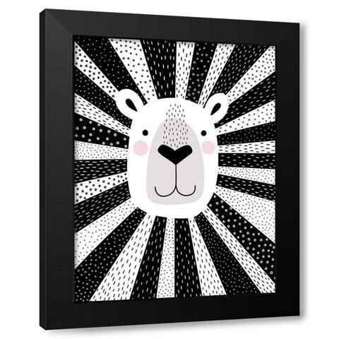 Mix and Match Animal I Black Modern Wood Framed Art Print by Borges, Victoria