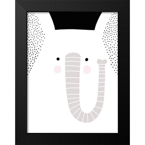 Mix and Match Animal II Black Modern Wood Framed Art Print by Borges, Victoria