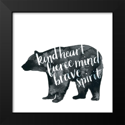 Wise Walker I Black Modern Wood Framed Art Print by Popp, Grace