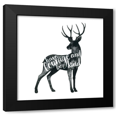Wise Walker II Black Modern Wood Framed Art Print by Popp, Grace