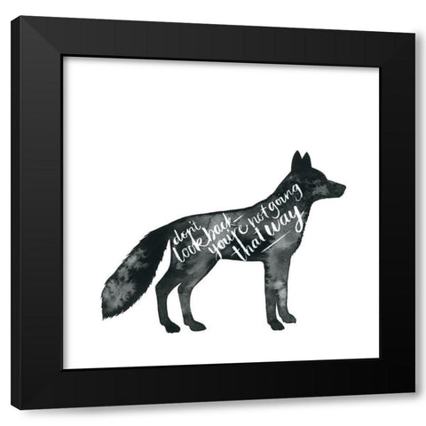Wise Walker III Black Modern Wood Framed Art Print with Double Matting by Popp, Grace
