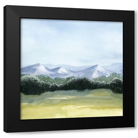 Blue Mountain Break I Black Modern Wood Framed Art Print by Popp, Grace