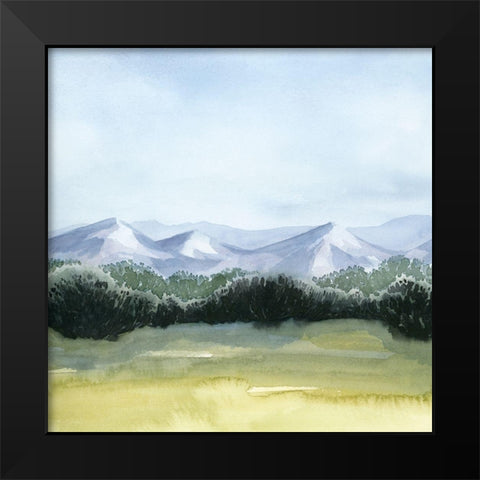 Blue Mountain Break I Black Modern Wood Framed Art Print by Popp, Grace