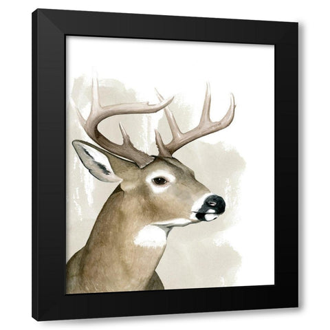 Timberland Friend I Black Modern Wood Framed Art Print by Popp, Grace