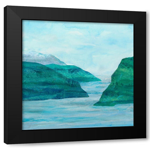 Secret Places I Black Modern Wood Framed Art Print with Double Matting by Chandler, Sharon