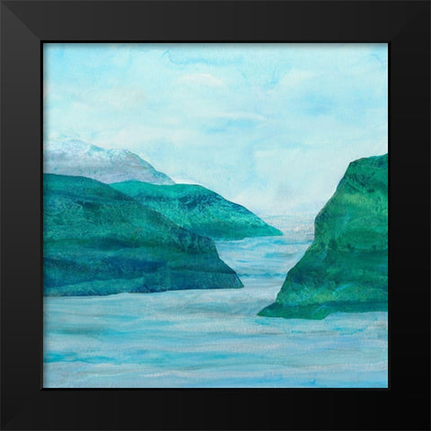 Secret Places I Black Modern Wood Framed Art Print by Chandler, Sharon