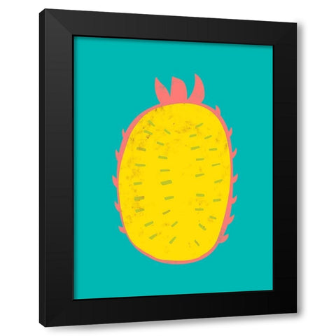 Fruit Party V Black Modern Wood Framed Art Print by Zarris, Chariklia