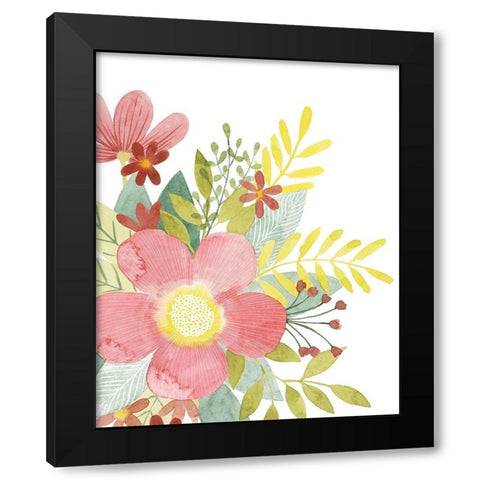 Colossal Florals I Black Modern Wood Framed Art Print by Popp, Grace