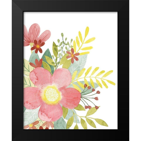 Colossal Florals I Black Modern Wood Framed Art Print by Popp, Grace