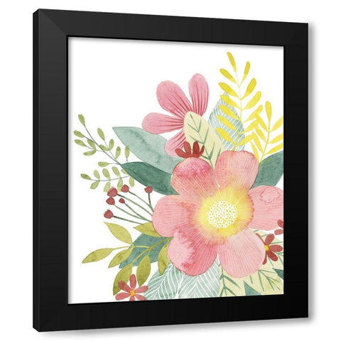 Colossal Florals II Black Modern Wood Framed Art Print by Popp, Grace