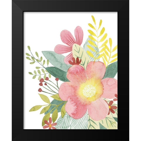Colossal Florals II Black Modern Wood Framed Art Print by Popp, Grace